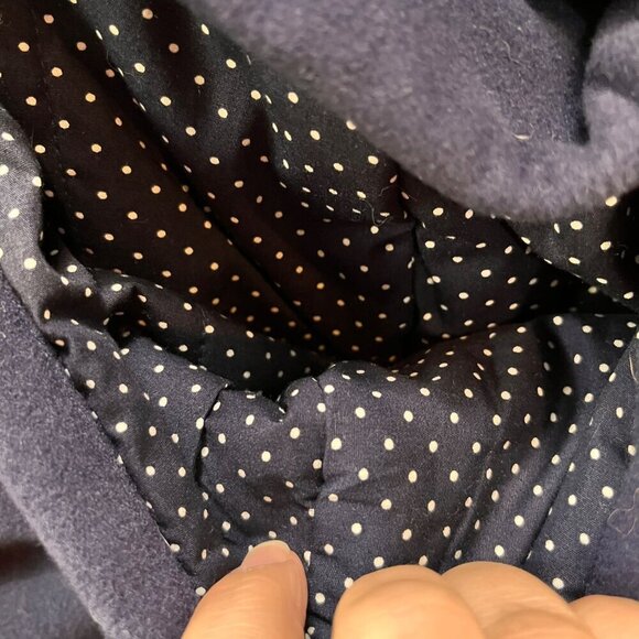 JoJo Maman Bébé Navy‎ Hooded Pea Coat / Sailor coat- Size 2-3 - Picture 6 of 7